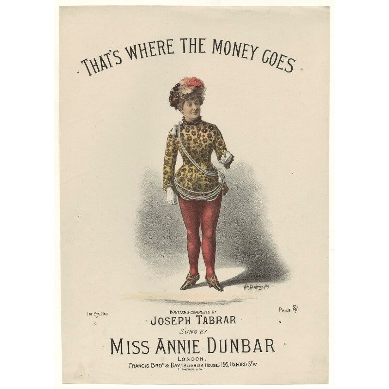 Annie Dunbar (Annie Jane Fairbrother) Portrait Print