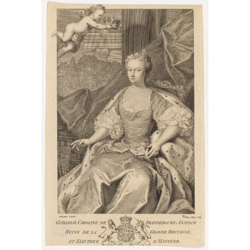 Caroline Wilhelmina of Brandenburg-Ansbach Portrait Print