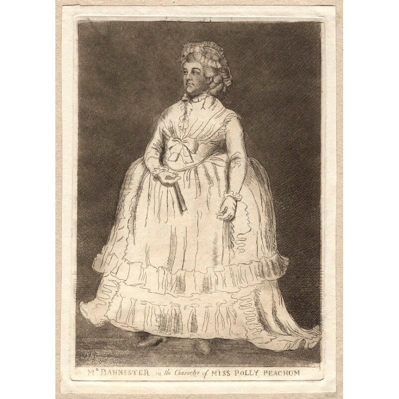 Charles Bannister as Polly Peachum Portrait Print