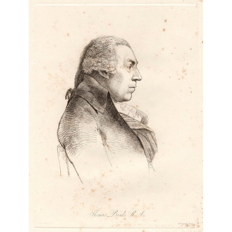 Thomas Banks Portrait Print-Unframed & Black Frame & Grey Frame & Oak Frame & White Frame-Extra small (glossy paper only) & Small & Medium & Large & Extra large (unframed, glossy paper only)-Glossy photo paper & Matt art paper & Canvas (medium only)