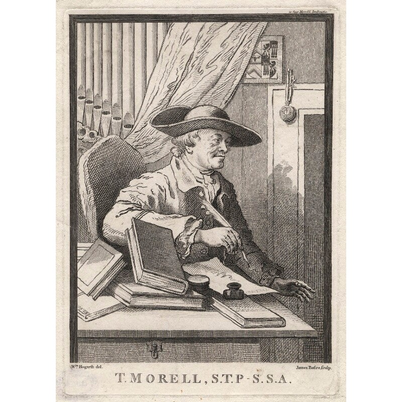 Thomas Morell Portrait Print-Unframed & Black Frame & Grey Frame & Oak Frame & White Frame-Extra small (glossy paper only) & Small & Medium & Large & Extra large (unframed, glossy paper only)-Glossy photo paper & Matt art paper & Canvas (medium only)