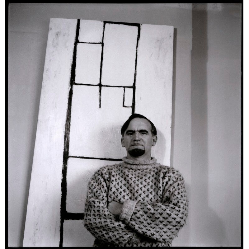 William George Scott Portrait Print