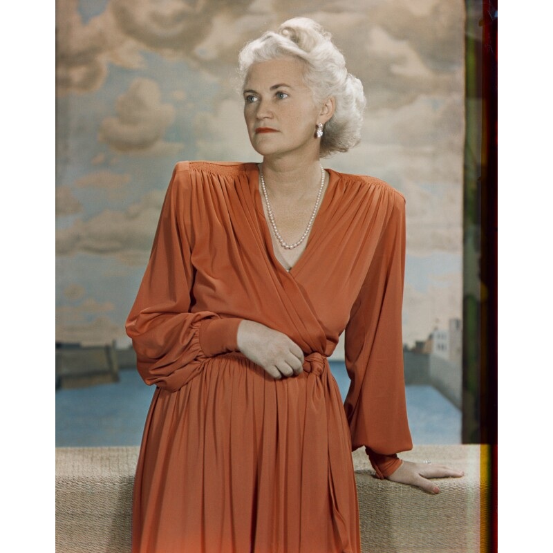 Caroline Magdalen (‘Ina’) (ne Harvey), Lady Oppenheimer Portrait Print