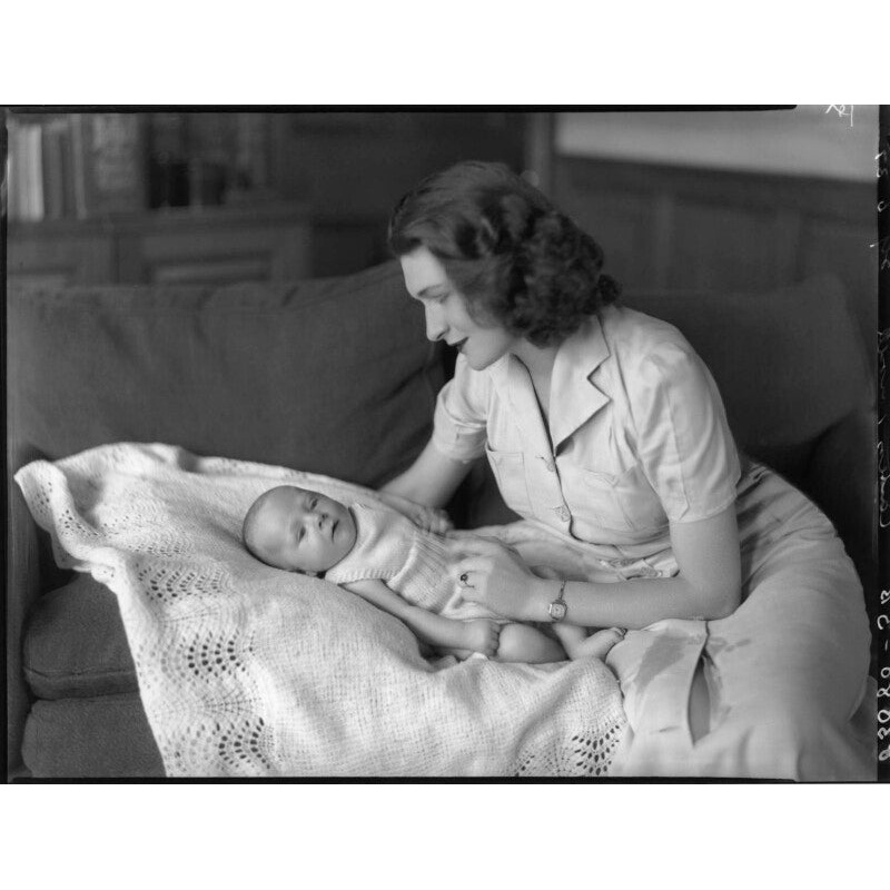 Conrad Sebastian Robert Russell, 5th Earl Russell; Patricia Helen (‘Peter’) (ne Spence), Countess Russell Portrait Print