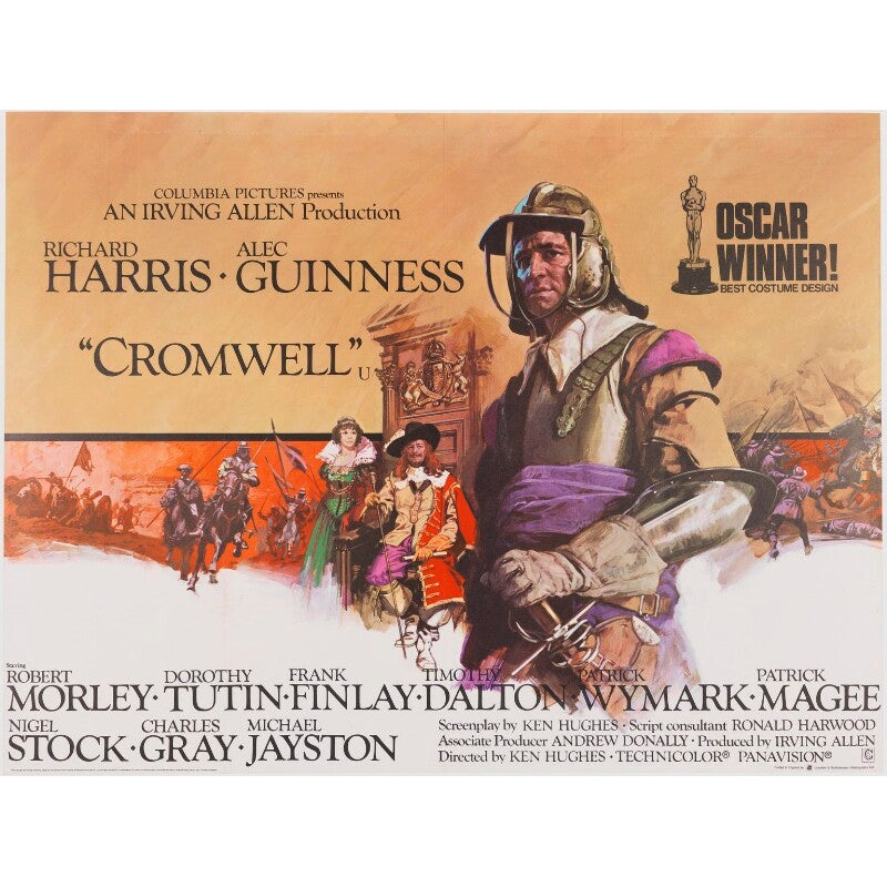 ‘Cromwell’ (Dame Dorothy Tutin as Henrietta Maria; Sir Alec Guinness as King Charles I; Richard Harris as Oliver Cromwell) Portrait Print