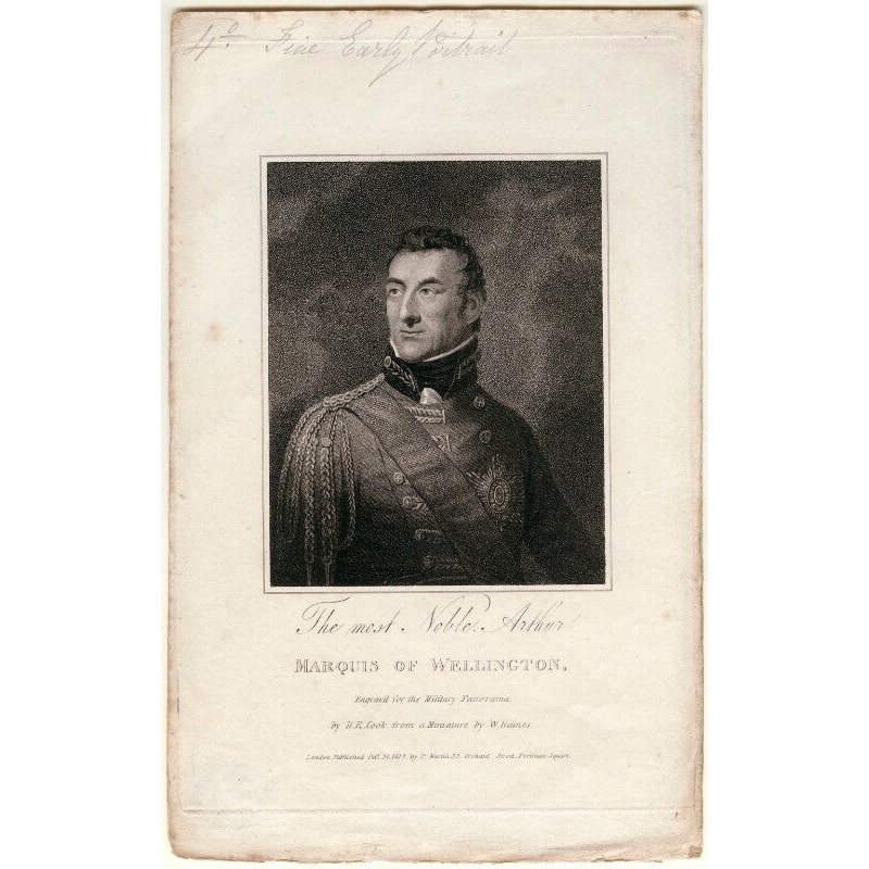 Arthur Wellesley, 1st Duke of Wellington Portrait Print