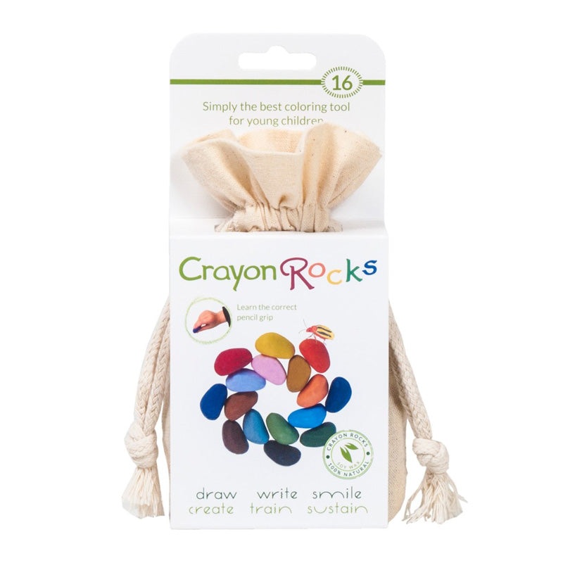 Crayon Rocks 16 Colours, Primary & Pastel