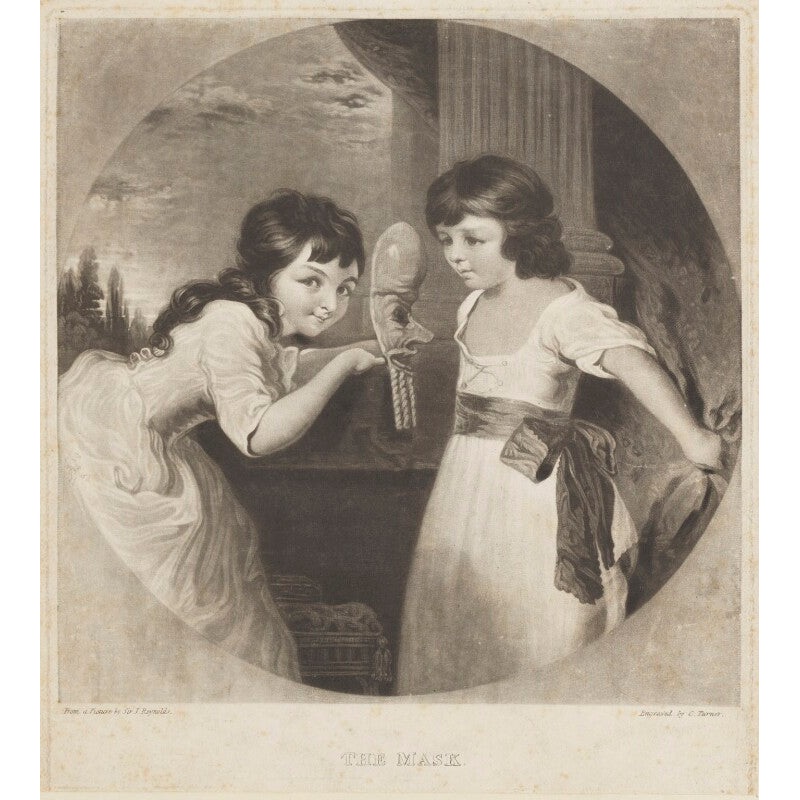 ‘The mask’ Portrait Print-Unframed & Black Frame & Grey Frame & Oak Frame & White Frame-Extra small (glossy paper only) & Small & Medium & Large & Extra large (unframed, glossy paper only)-Glossy photo paper & Matt art paper & Canvas (medium only)