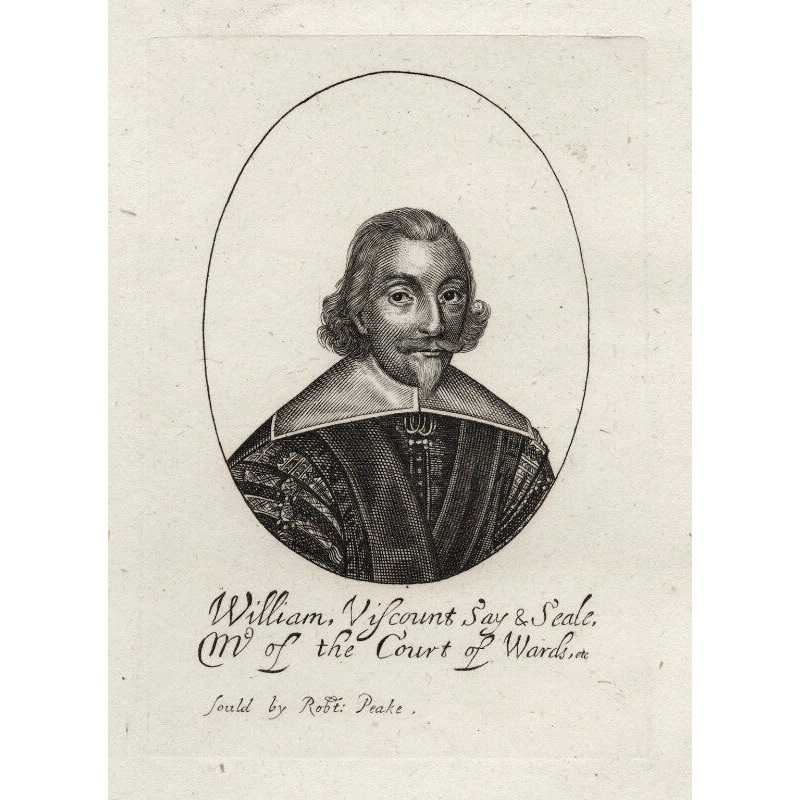 William Fiennes, 1st Viscount Saye and Sele Portrait Print