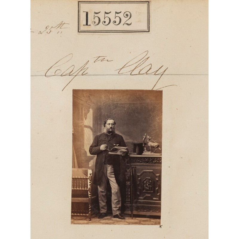 Captain Clay Portrait Print-Unframed & Black Frame & Grey Frame & Oak Frame & White Frame-Extra small (glossy paper only) & Small & Medium & Large & Extra large (unframed, glossy paper only)-Glossy photo paper & Matt art paper & Canvas (medium only)