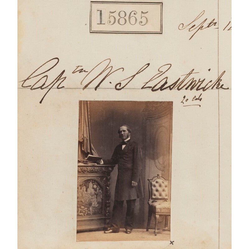 Captain W.S. Eastwick Portrait Print