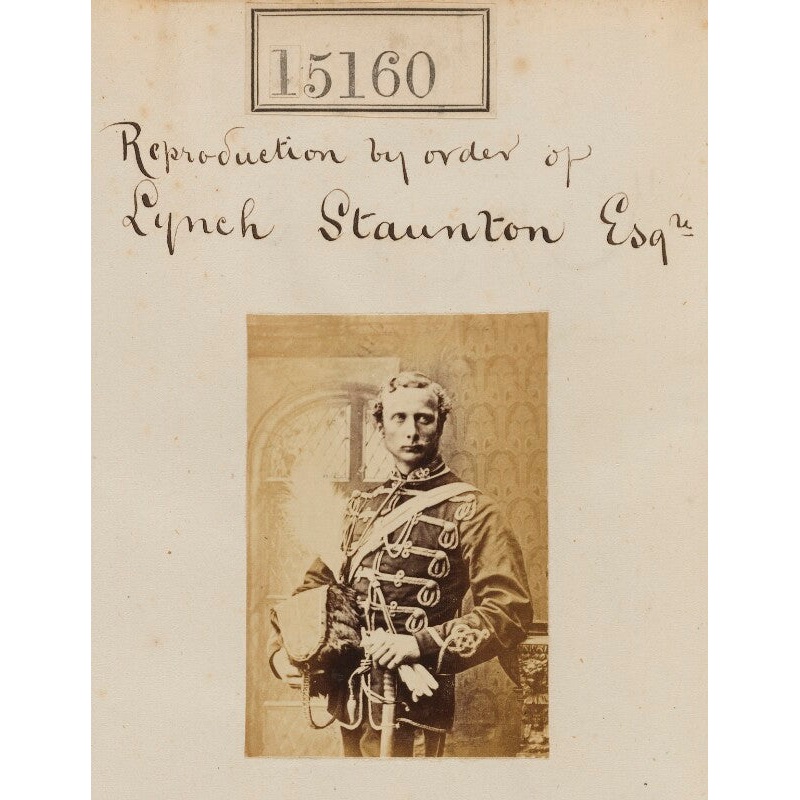 Unknown man (‘Reproduction by order of Lynch Staunton Esq’) Portrait Print