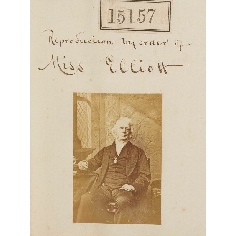 Unknown man (‘Reproduction by order of Miss Elliott’) Portrait Print