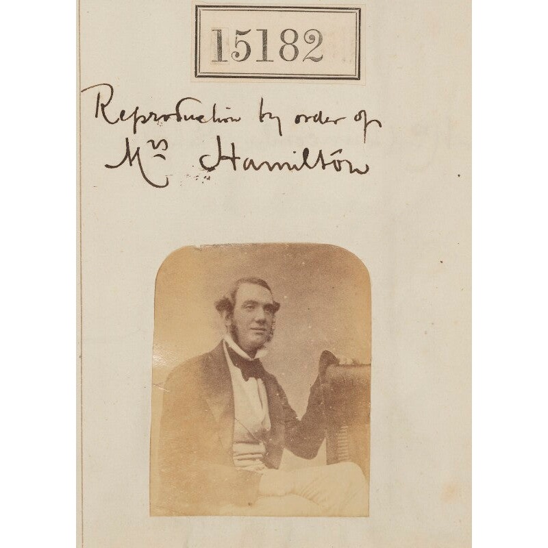 Unknown man (‘Reproduction by order of Mrs Hamilton’) Portrait Print