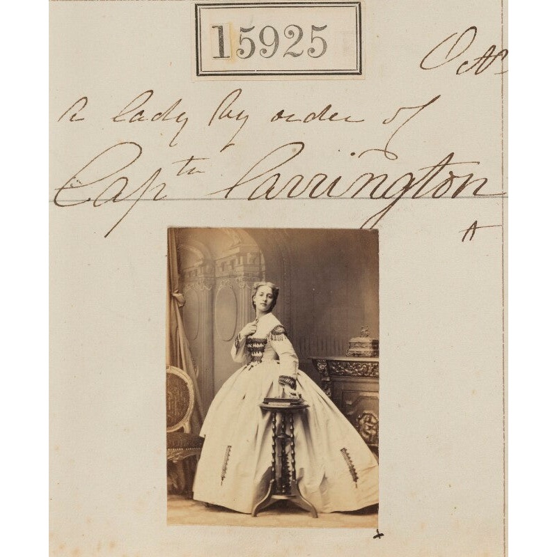 Unknown woman (‘A Lady by order of Captain Carrington’) Portrait Print