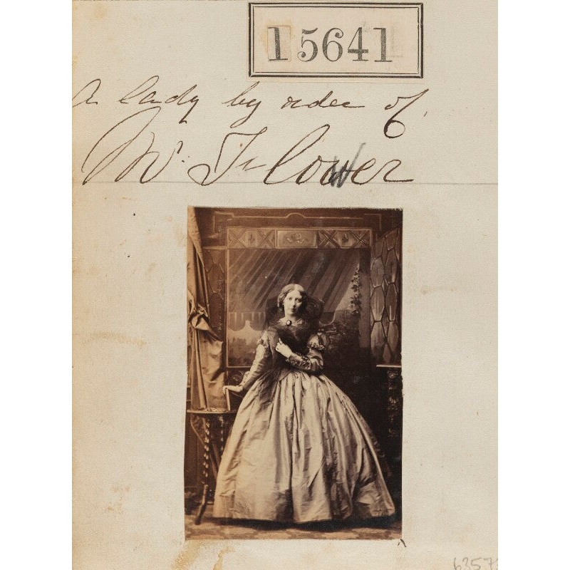 Unknown woman (‘A Lady by order of Mr Flower’) Portrait Print