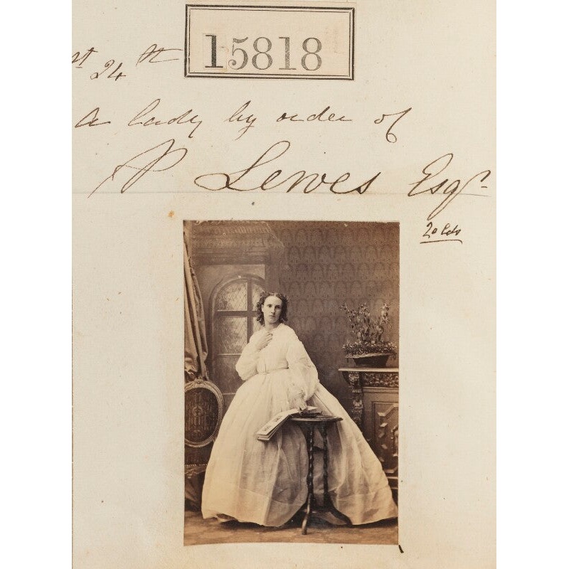 Unknown woman (‘A Lady by order of P Lewes? Esq’) Portrait Print