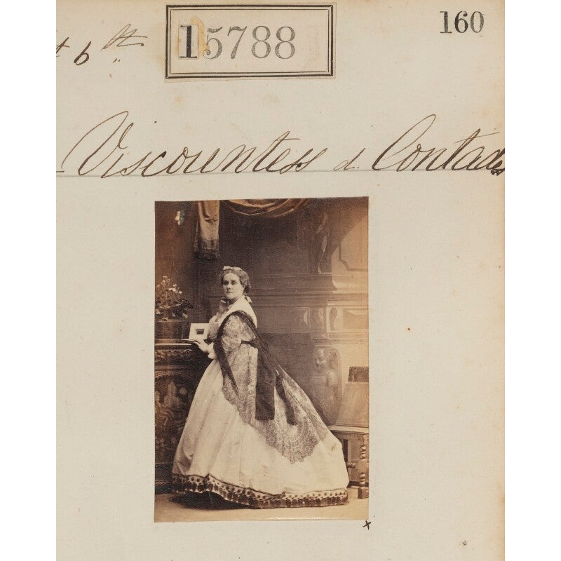 Viscountess de Contades Portrait Print
