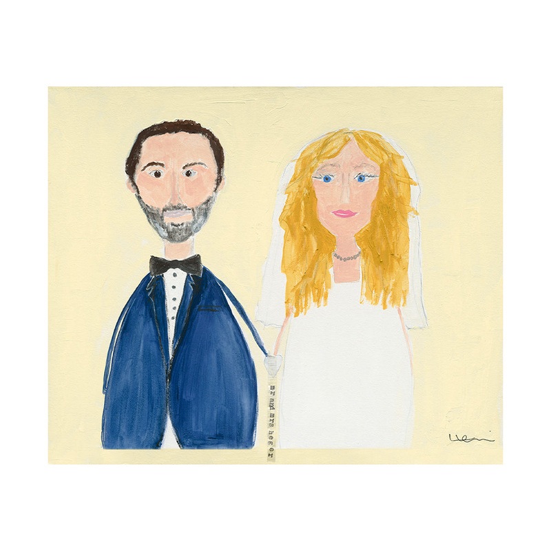 Commissioned Wedding Portrait By Kerri Rosenthal