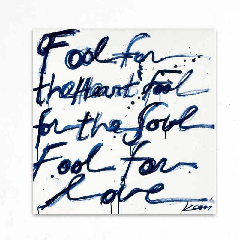Fool For Love Original Painting by Kerri Rosenthal
