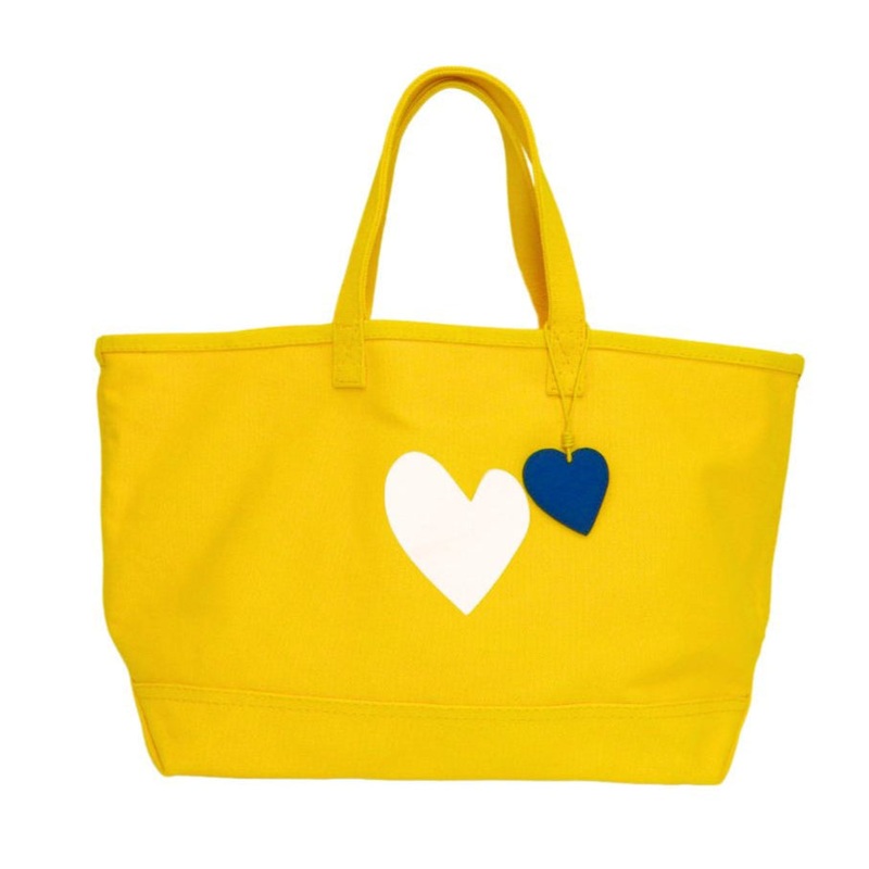 The Imperfect Heart Tote-Sunshine Yellow-OS