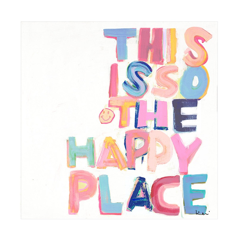 This Is So My Happy Face Too Art Print